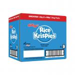 Kelloggs Rice Krispies Breakfast Cereal Bag 400g Pack of 4 NWT8152