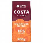 Costa Coffee RFA Signature Blend Coffee Beans 200g - PACK (5) NWT8177P