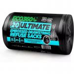 Ecobag Ultimate Drawstring Refuse Sacks 20s - PACK (15) NWT8180P