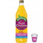 Robinsons Fruit Creations Pineapple Mango & Passionfruit Squash 1 Litre NWT8186