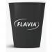 Flavia Branded 9oz Cups x 1000 Black with Logo NWT8188