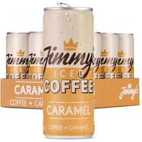 Jimmys Iced Coffee Caramel Cans 12 x 250ml NWT8193