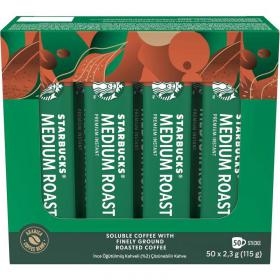 Starbucks Medium Roast Instant Coffee Sticks 50s Made from 100% Arabica Beans - PACK (30) NWT8211P
