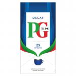 PG Tips Decaf 25s envelopes - PACK (6) NWT8223P