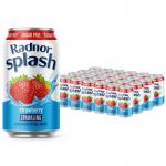 Radnor Splash Sparkling Sugar Free Strawberry Cans 12x330ml NWT8227