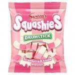 Swizzels Drumstick Squashies Strawberries & Cream 140g - PACK (12) NWT8231P