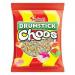 The image shows a pack of Swizzels Matlow Confectionery Swizzels Drumstick Choos, containing 150g of delicious treats. The brightly colored packaging features the iconic Swizzels Drumstick logo, with Choos written in bold letters. There are 12 individual packets of sweets in the pack, perfect for sharing or enjoying as a fun treat. The mouthwatering candies can be seen through the clear packaging, tempting anyone with a sweet tooth.