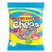 This picture showcases a pack of 12 Swizzels Matlow Confectionery Refreshers Choos, each weighing 150g. The bright and colorful packaging features the iconic Swizzels logo and mouth-watering images of the chewy sweet treats. Perfect for sharing or enjoying on your own.
