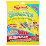 The photo showcases a colorful assortment of Swizzels Matlow confectionery, including their famous scrumptious sweets. The packaging features the brands signature logo and vibrant designs. This pack contains 12 bags, each with 173g of delicious treats.
