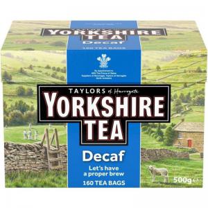 Yorkshire Tea Decaf 160 Tea Bags 500g NWT8257P