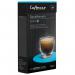 This image features a pack of 10 Espresso Capsule Company Coffee Pods, specifically the Caffesso Decaffeinato variety. The pods are Nespresso compatible and are labeled as NWT826P. The packaging is new and the capsules are decaffeinated.