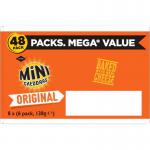 Mini Cheddars Original Multipack Baked Snacks 6x23g 8 Pack NWT8300