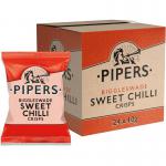 Pipers Gluten-Free Biggleswade Sweet Chilli Crisps Multi-Pack 24 x 40g NWT8313