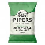 Pipers Gluten-Free Cider Vinegar & Sea Salt Crisps Multi-Pack 24 x 40g NWT8314