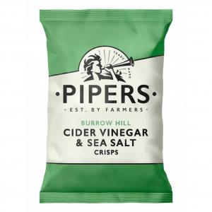Pipers Gluten-Free Cider Vinegar & Sea Salt Crisps Multi-Pack 24 x
