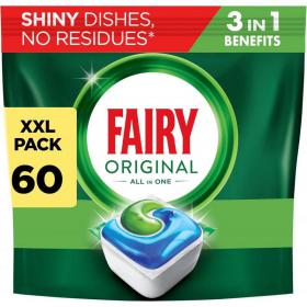 Fairy Dishwasher Tablets All in One Original 60s - PACK (4) NWT8339P