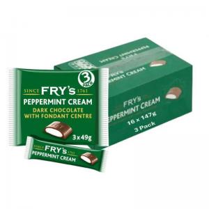 Frys Chocolate Mint Cream Dark Chocolate Bars with Peppermint Cream