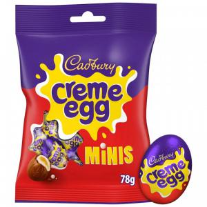Cadbury Mini Creme Eggs Chocolate Eggs 78g NWT8361P