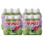 Vimto Kids Vim2o Flavoured Water Drink No Added Sugar 4 x 6 Packs 24 x 250ml NWT8400