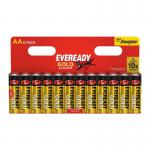 Eveready AA Alkaline Gold 10 x Extra Life 12 Pack - PACK (10) NWT8422P