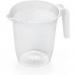 Addis Plastic 1 Litre Measuring & Mixing Jug With Handle, Clear NWT8506