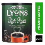 Lyons Rich Roast Instant Coffee 750g 465 Cups - PACK (6) NWT875P