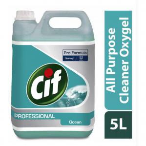 Cif Oxy-Gel Ocean Fresh All Purpose Cleaner 5 Litre - PACK 2 NWT877P