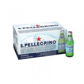 San Pellegrino Sparkling Water GLASS 24x250ml NWT897