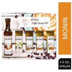 Monin Syrup Coffee Gift Set 5 Bottles x 5cl NWT902