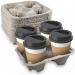 Belgravia Disposables Moulded Pulp 4 Cup Carrier x 180s Biodegradable & Recyclable NWT908