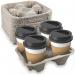 Belgravia Moulded Pulp 4 Cup Carrier x 180s Biodegradable & Recyclable NWT908