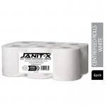 Janit-X Eco 100% Recycled XL Centrefeed Rolls White 6 x 150m CHSA Accredited NWT911