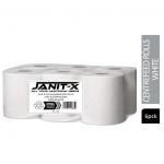 Janit-X Eco 100% Recycled Centrefeed Rolls White 6 x 150m  NWT911