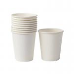 Belgravia 8oz Single Walled White Paper Cups 50s NWT917