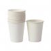 Belgravia 8oz Single Walled White Paper Cups 50s NWT917