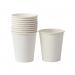 Belgravia 8oz Single Walled White Paper Cups 50s - PACK (20) NWT917P