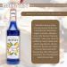 Monin Blue Curacao Coffee Syrup 700ml (Glass) NWT961