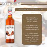 Monin Caramel Coffee Syrup 1 Litre  - PACK (6) NWT969P