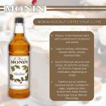 Monin Hazelnut Coffee Syrup 1 Litre NWT973