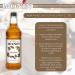 Monin Hazelnut Coffee Syrup 1 Litre - PACK (6) NWT973P