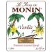 Monin Vanilla Coffee Syrup 1 Litre  NWT975