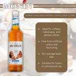Monin Sugar Free Caramel Coffee Syrup 1 Litre - PACK (6) NWT977P