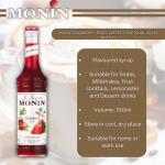 Monin Strawberry/Fraise Coffee Syrup 700ml (Glass) NWT981