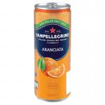 San Pellegrino Aranciata Orange 330ml Cans (Pack of 24) 12441812 NWT986