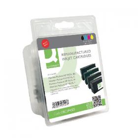 Q-Connect HP 950XL 951XL Remanufactured Ink Cartridges Multipack KCMY C2P43AE-COMP OBC2P43EE