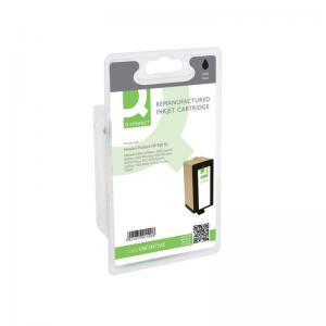 Q-Connect Remanufactured Inkjet Cartridge Black For HP CD975AE