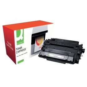 Q-Connect Compatible Toner Cartridge High Yield Black For HP CE255X CE255X-COMP OBCE255X