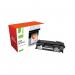 The photograph shows a pack of Q-Connect ink cartridges. The cartridges are compatible with HP printers and come in black. The packaging features the Q-Connect logo and product name. The cartridges have a sleek design and are ready for use in various HP printer models.