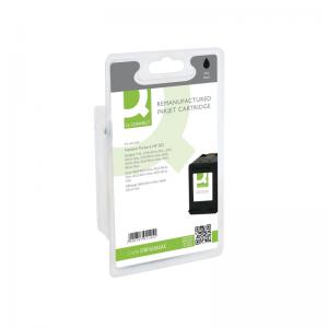 Q-Connect Remanufactured Inkjet Cartridge Black For HP F6U66AE