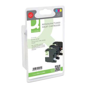 Q-Connect Brother LC123 Compatible Ink Cartridge Multipack CMY